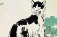 徐悲鸿绘画造型艺术：猫的形象展现非凡气势