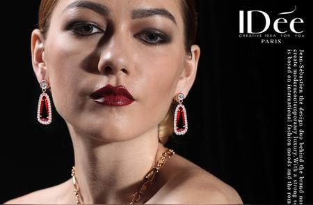 法国IDee红宝石项链：颈间绽放的优雅光华