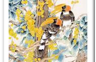 张德泉工笔花鸟画：自然之美与艺术的融合
