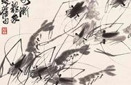 齐白石虾画：大师笔下的生命之舞