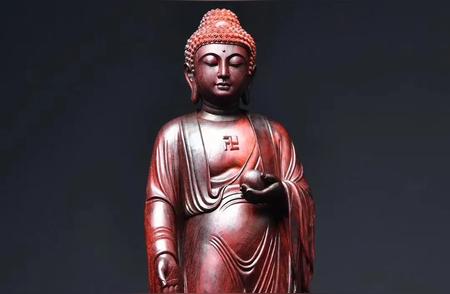 清供造像：小叶紫檀与阿弥陀佛的文化解读