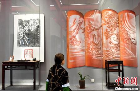 林清卿寿山石薄意雕刻艺术精品展在福州盛大开幕