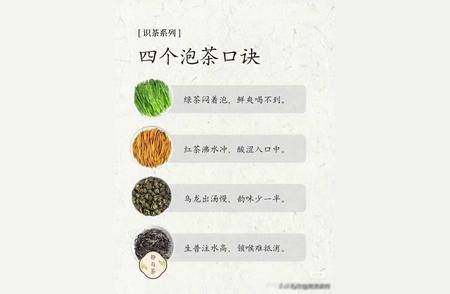 泡茶艺术：掌握4个简易口诀，图解泡茶流程