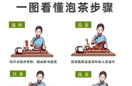 泡茶顺序很重要：一张图教你正确泡茶